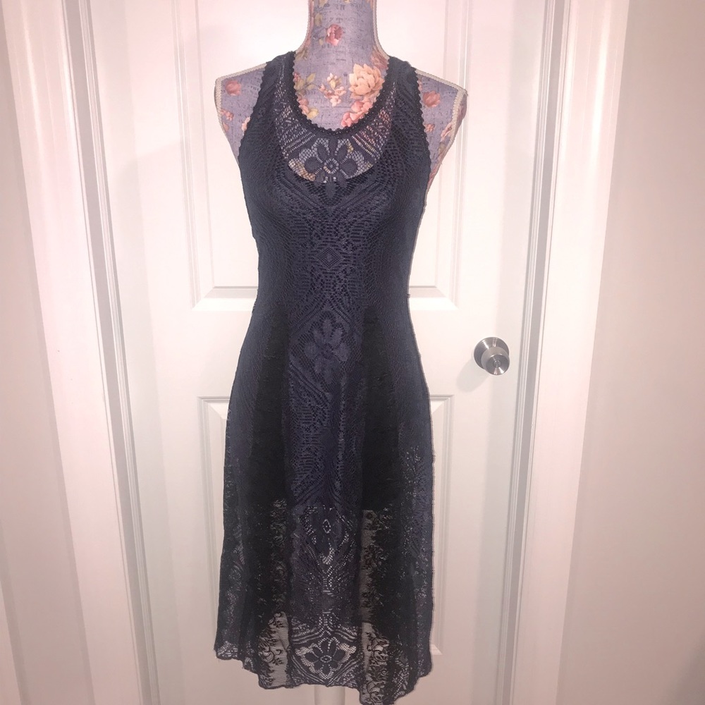 Free People Lace Midi Dress